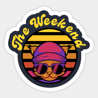 the weekend Sticker